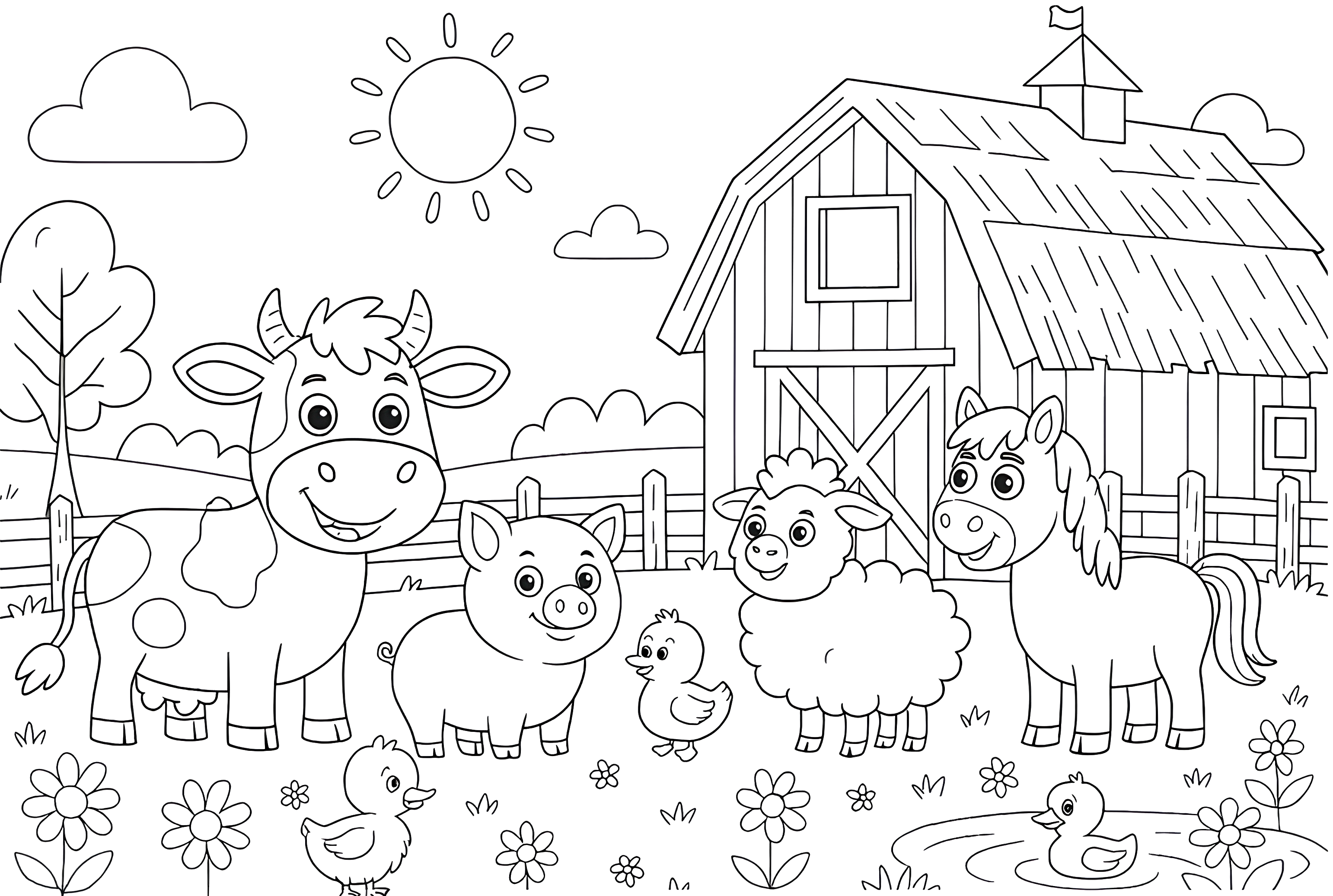 Раскраски для малышей